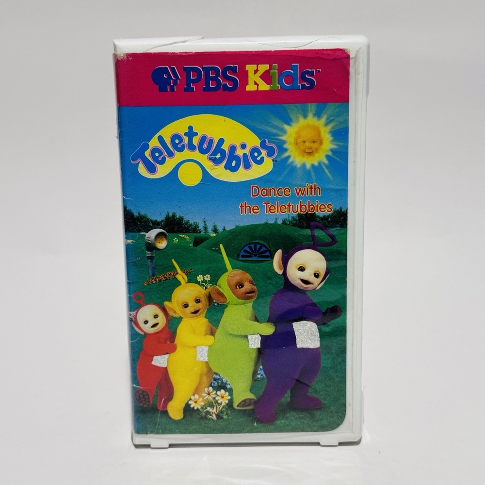 Teletubbies‎ - Dance with the Teletubbies PBS Kids VHS Clam Shell Case - Read